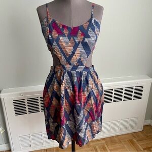 Kirra cutout sleeveless mini dress with pockets